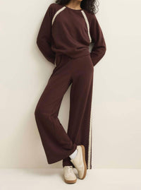 Z Supply All Around Sweatshirt in chocolate cherry 1 - women's top - view 5