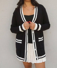 Show Me Your Mumu - Lambert Varsity Stripe Knit Cardigan