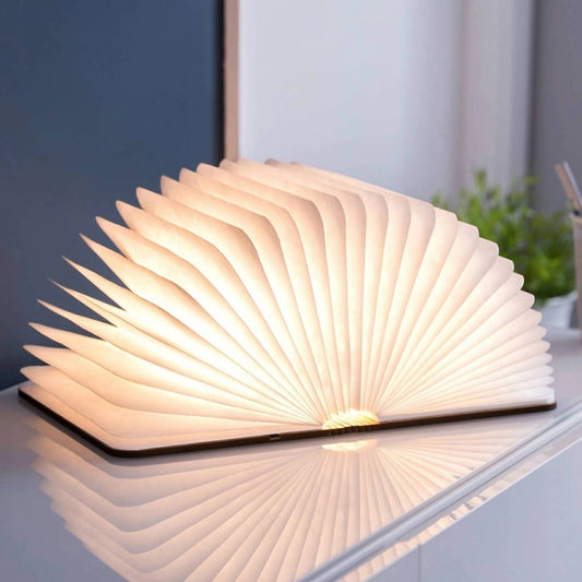 Gingko Design - Natural Wood Smart Book Light