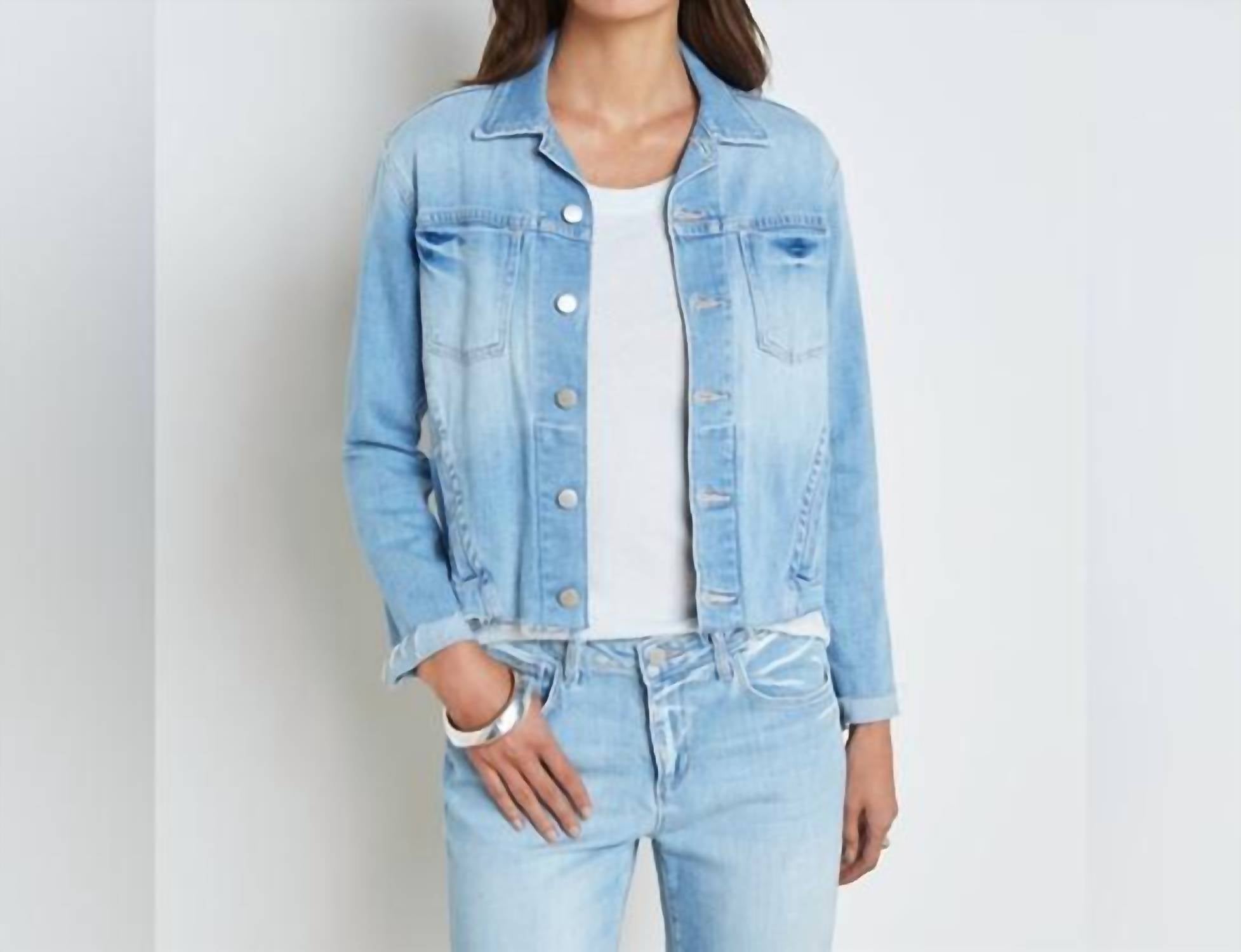 L'Agence - Janelle Slim Raw Jacket