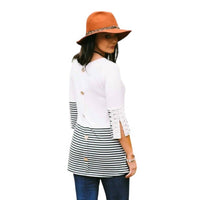 Gameday Couture - TCU Button-Lace Top