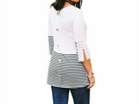 Gameday Couture - TCU Button-Lace Top