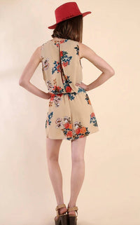Umgee - Floral Pocket Romper