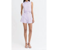 Matthew Bruch - Tencel Linen Pleated Short