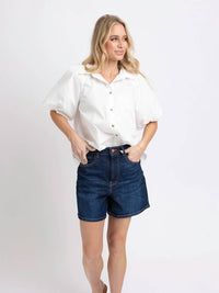 Karlie - Poplin Pocket Top