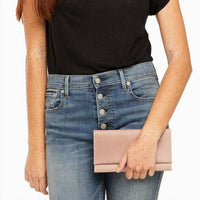 ABLE Debre Wallet in mauve - women's bag - detail view