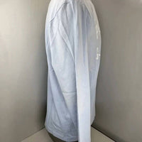 G-Star Men’s Sunfaded Bulldog Long Sleeve T-shirt in blue - men's long sleeve top - detail view