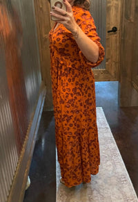 Be Cool - Floral Print Maxi Dress