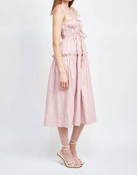En Saison - Reagan Striped Midi Dress