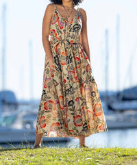Cienna - Lowanna Cotton V Dress