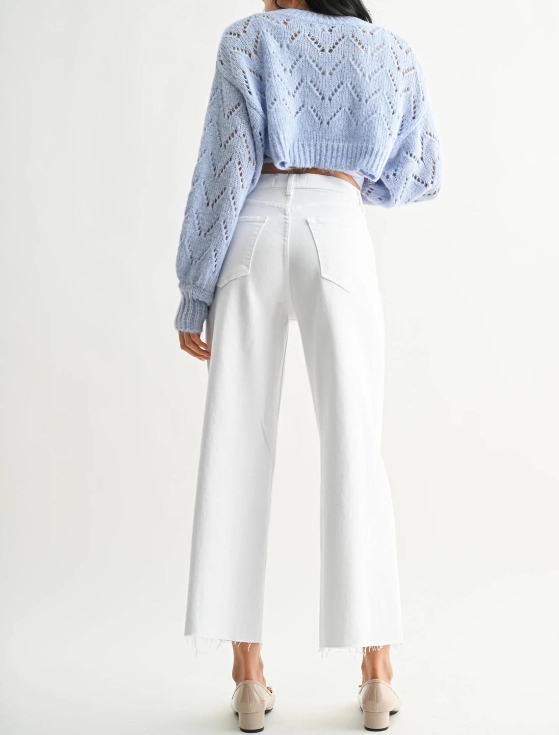 Just Black Denim - Scissor Cut Wide Leg Jean