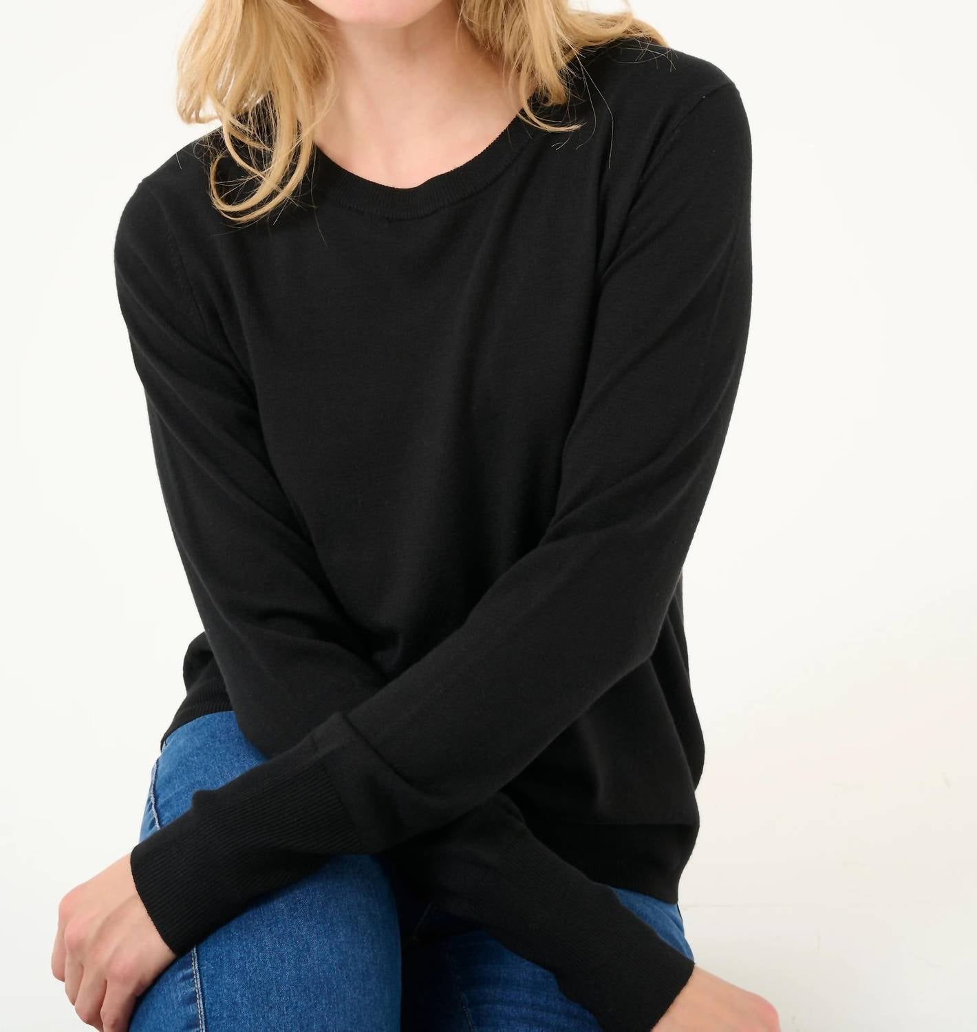 Kaffe - Kalizza Round Neck Regular Fit Pullover Sweater