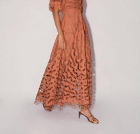 Magali Pascal - Flores Eyelet Cotton Halter Dress