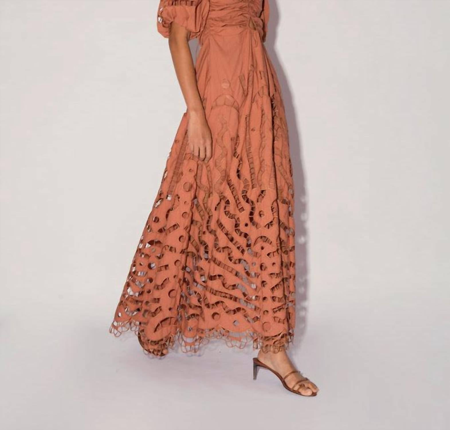 Magali Pascal - Flores Eyelet Cotton Halter Dress
