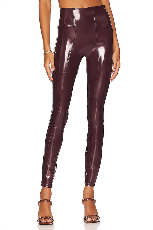 Patent Faux Leather Legging