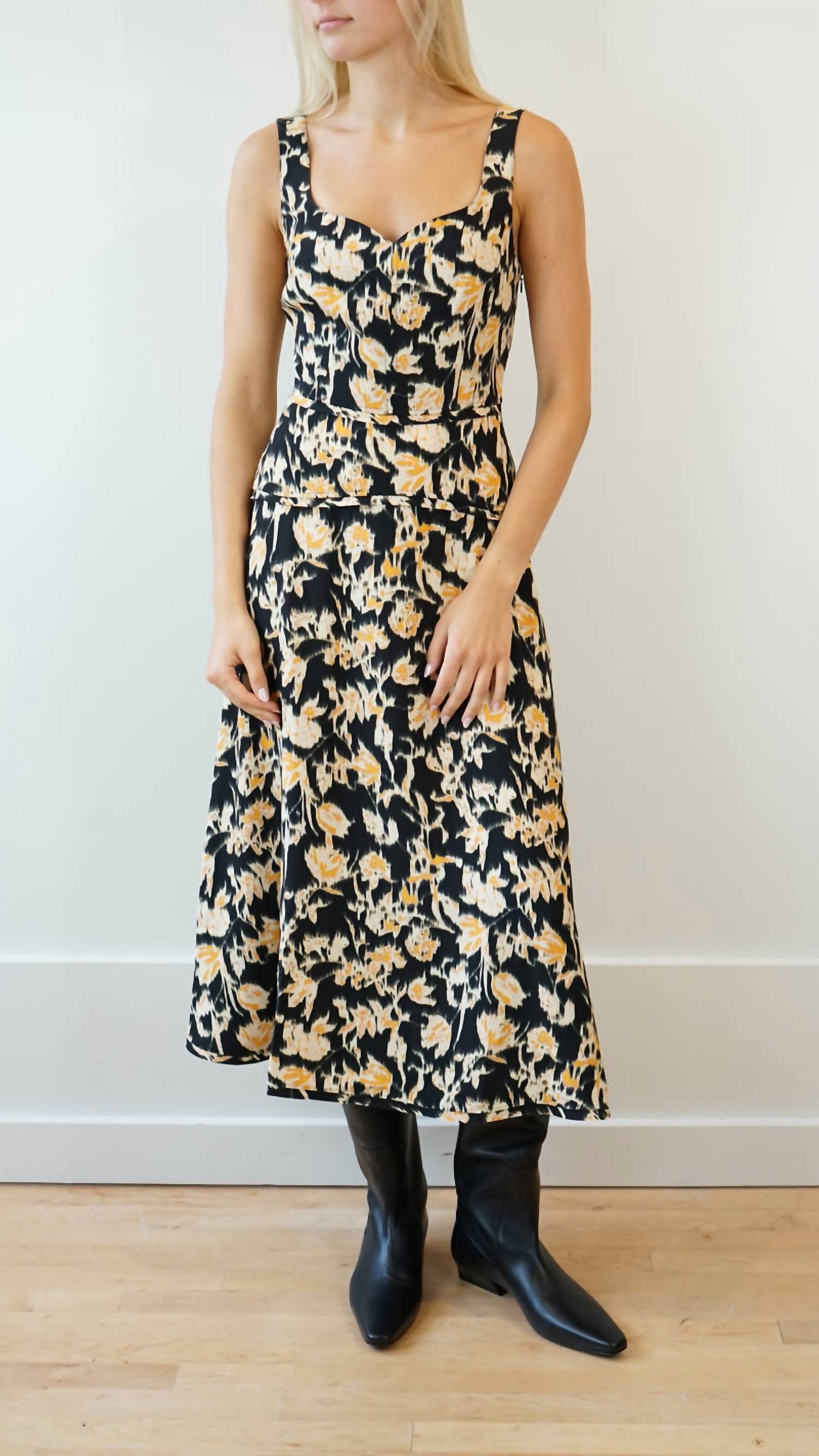 Ulla Johnson - Vivi Sweetheart Neckline Midi Dress