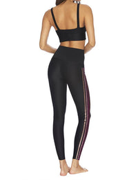 Beach Riot Jade Legging in multi stripe - women's pants - detail view