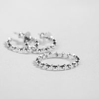 King Baby Studio Women's Super Micro Stackable Ring in silver - women's jewelry - detail view