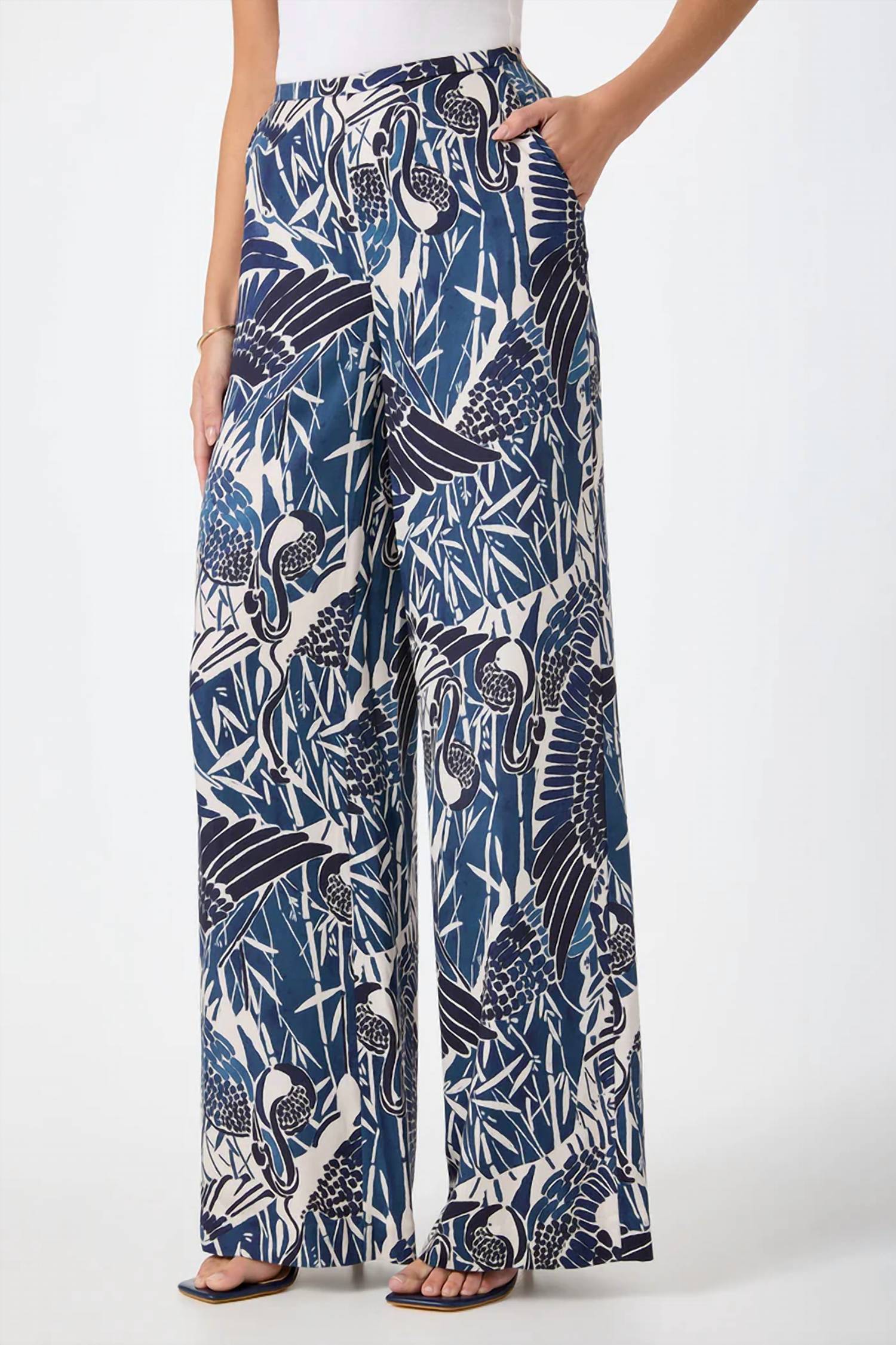 Trina Turk - Printed Satin Pant