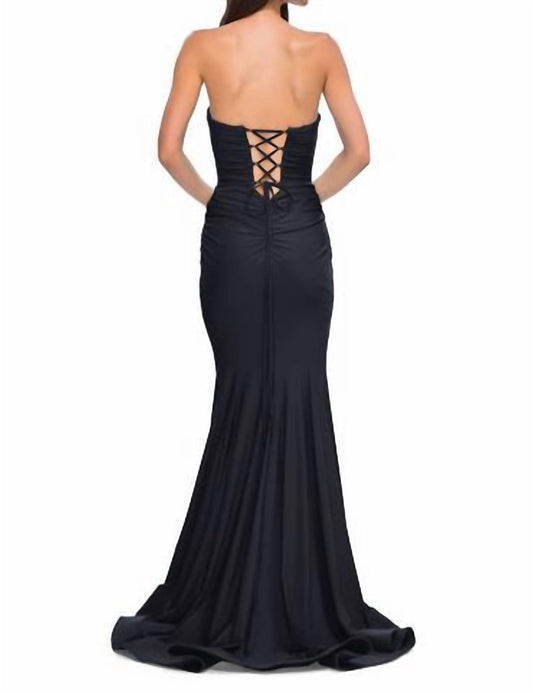 La Femme - Mermaid Jersey Knit Dress