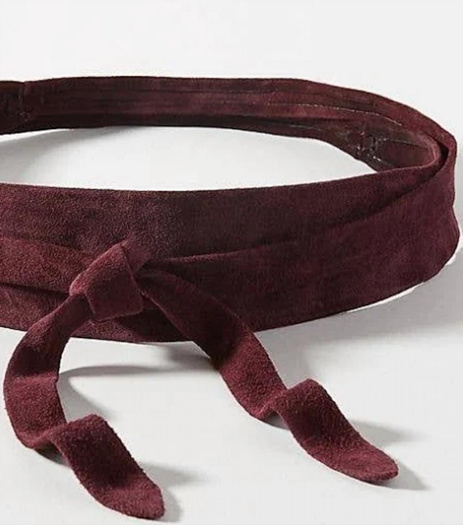 Ada Collection - Women's Wrap Suede Belt