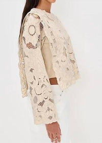 Sea - Ceci Embroidery Top