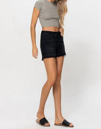 Vervet By Flying Monkey - High Rise Criss Cross Stretch Shorts