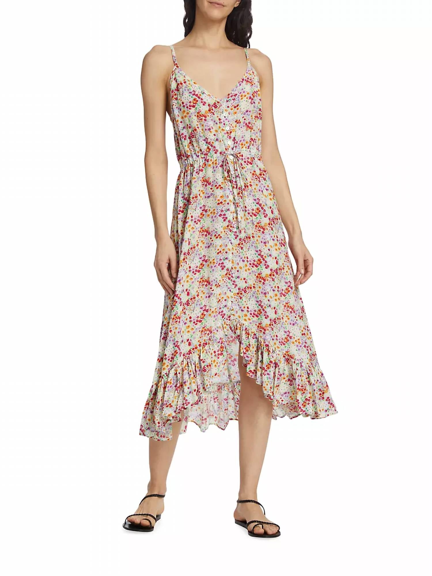 Rails Frida Floral Midi Dress in fleur - women's dress