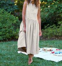 Frank & Eileen - Daphne Popover Sleeveless Shirtdress
