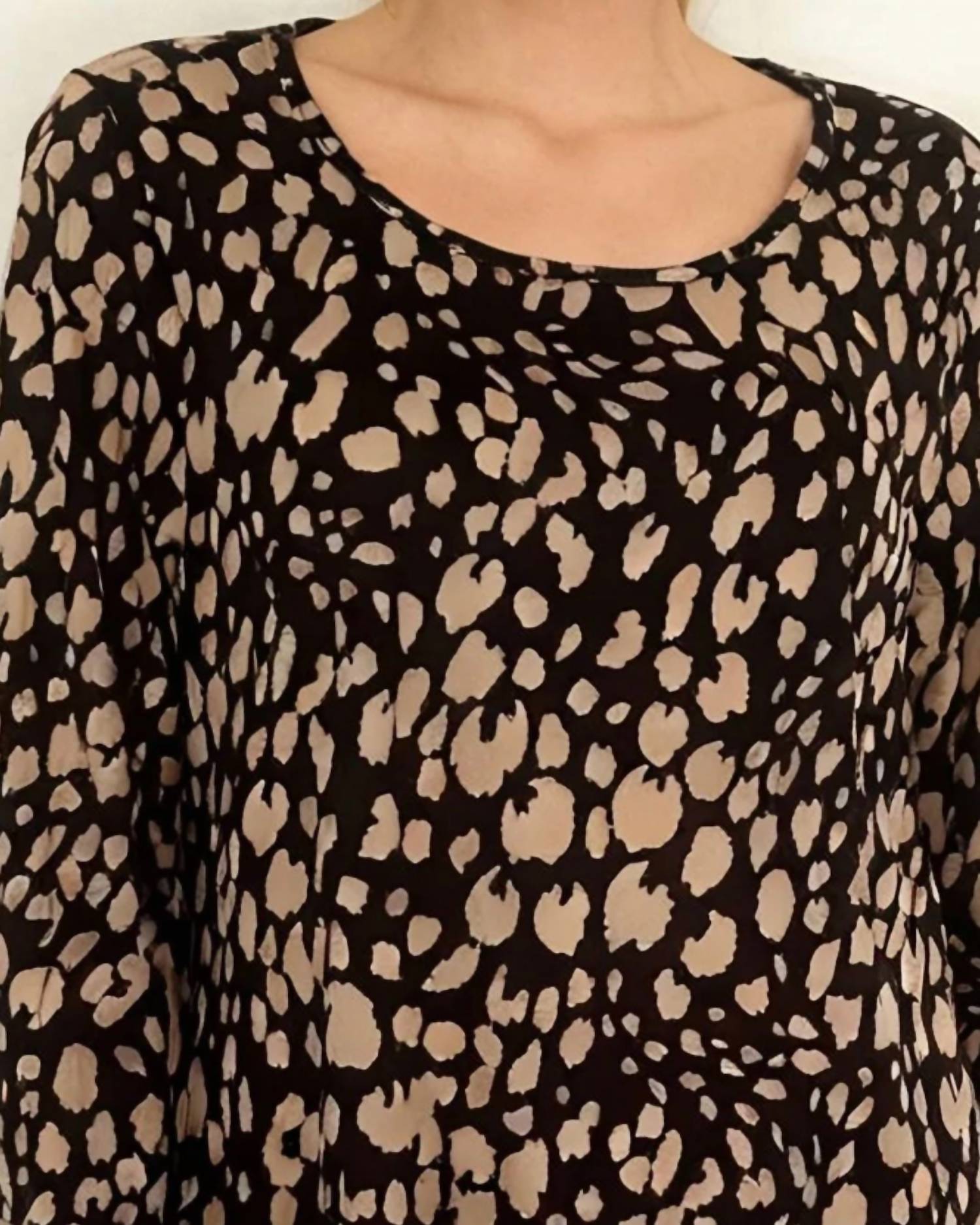Enmain - Long Sleeve Tunic Dress