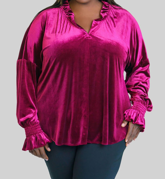 Finley - Long Sleeve Crosby Top - Plus