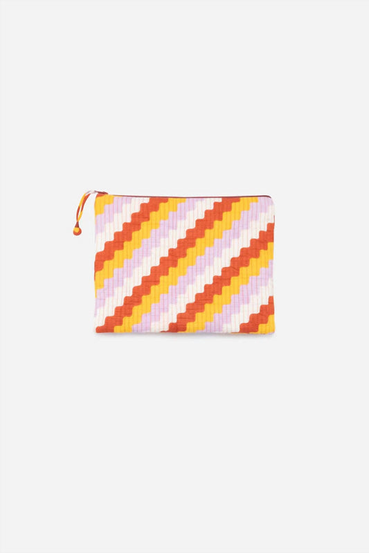 Compania Fantastica - Women's Zigzag Printed Clutch