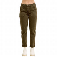 Ace Trading - High Waist Aurora Weekender Cuffed Jeans