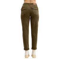 Ace Trading - High Waist Aurora Weekender Cuffed Jeans