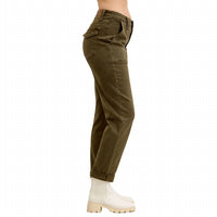 Ace Trading - High Waist Aurora Weekender Cuffed Jeans