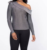 Ramy Brook - Carrie Sparkle Off-the-shoulder Top