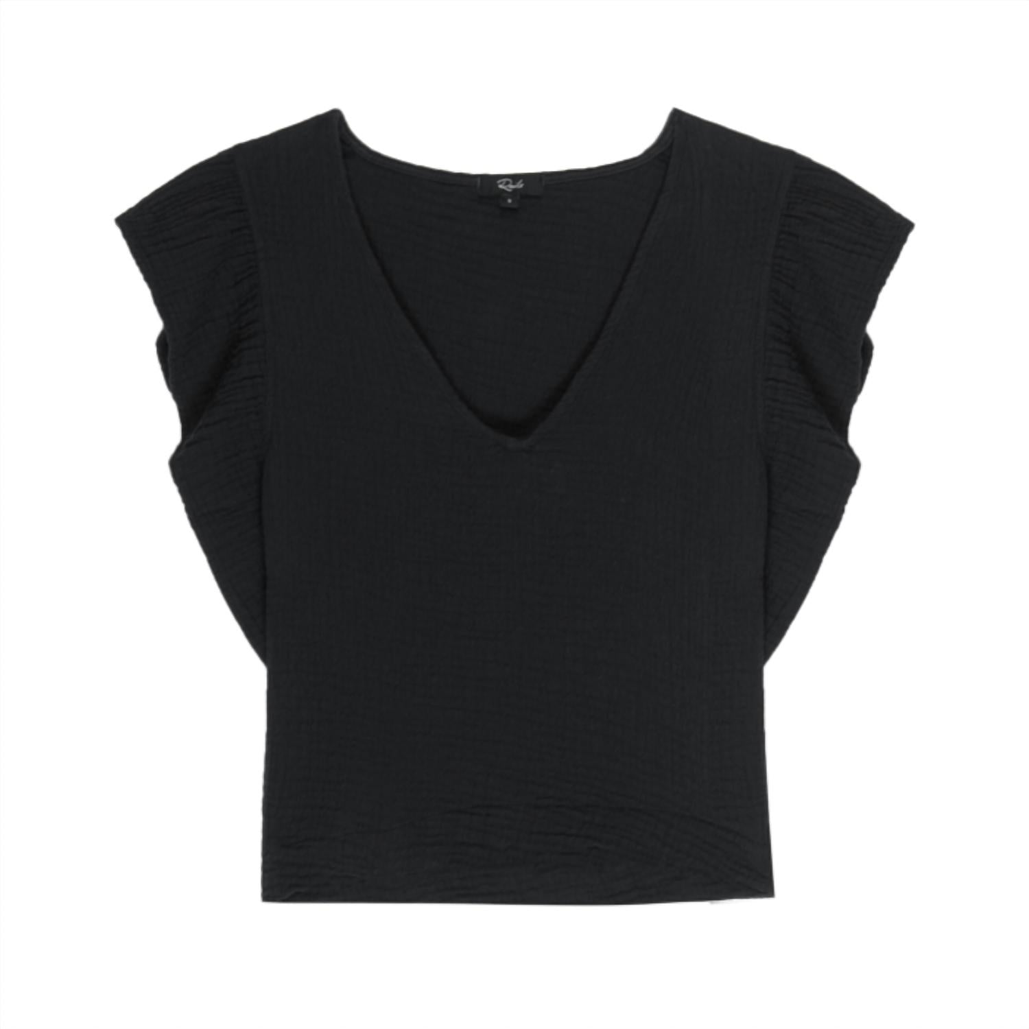 Rails Women's Miley Sleeveless Top in black - women's blouse - view 4