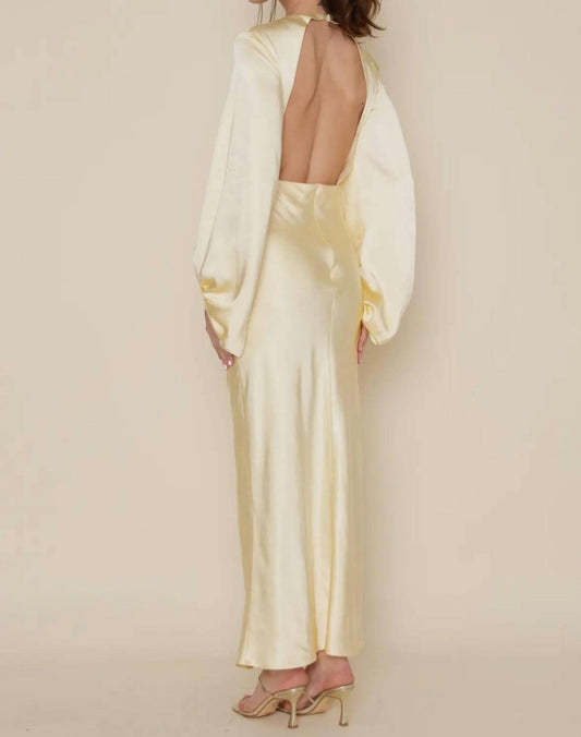 Fore Collection - Della Balloon Sleeve Maxi Dress