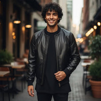 Lusso Beni - Sleek Leather Jacket