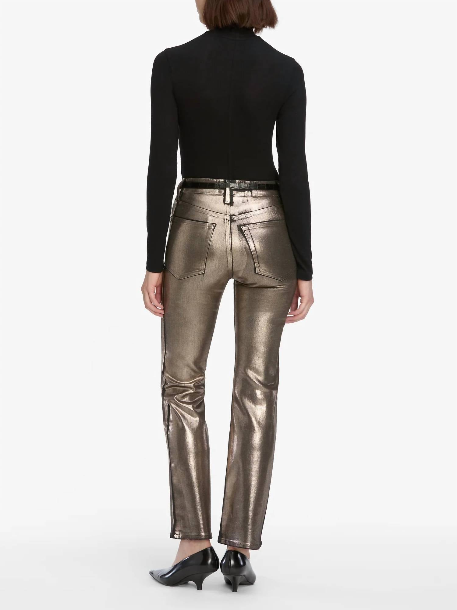 Frame - Bootcut Reboot Coated Pants