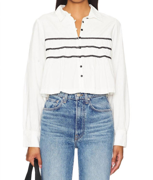 Free People - LACE LOVER BLOUSE