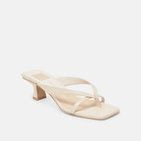 Dolce Vita Women's Brevel Sandal in bone leather 1 - women's sandal - detail view