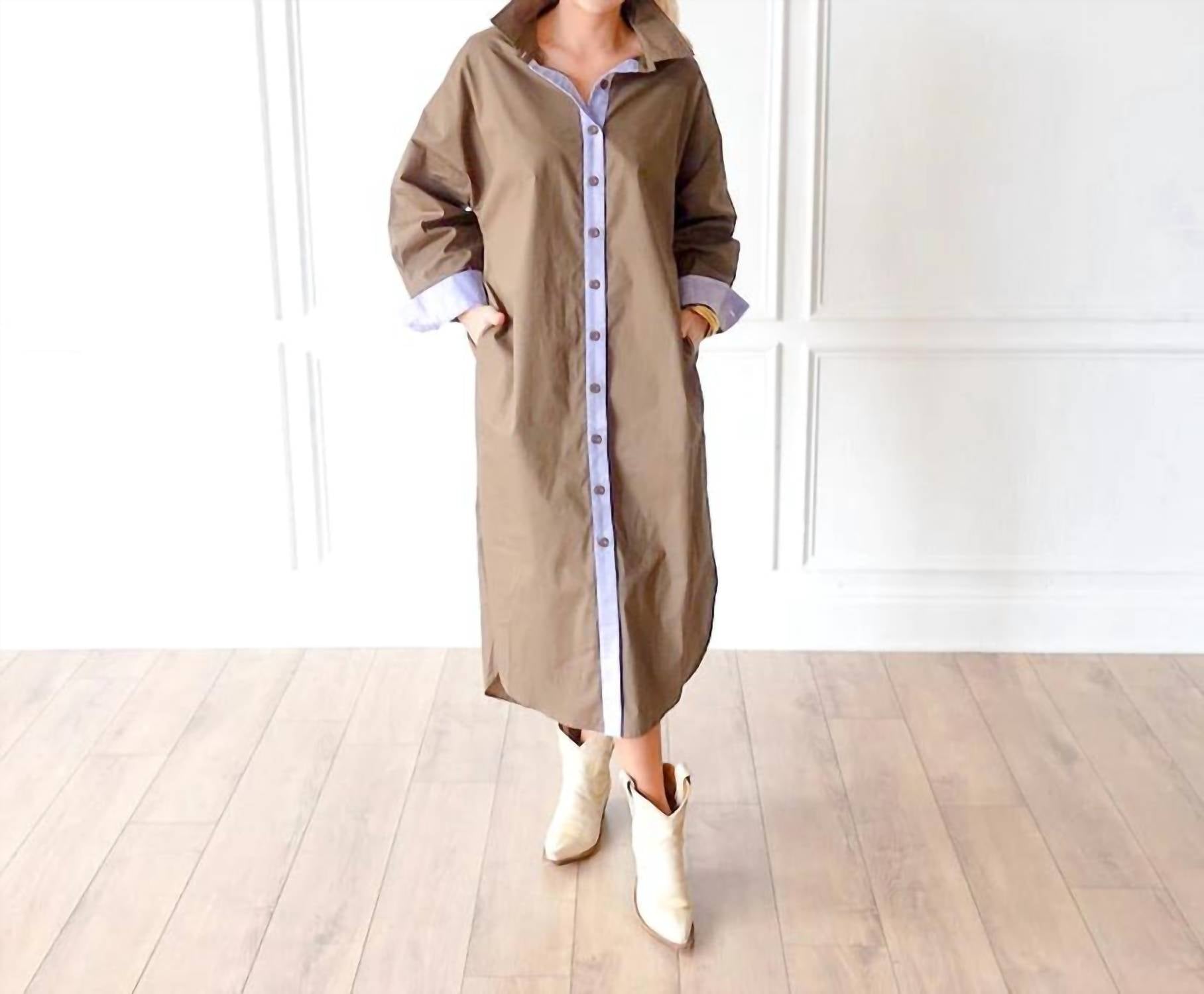 Caryn Lawn - Dani Button-front Dress