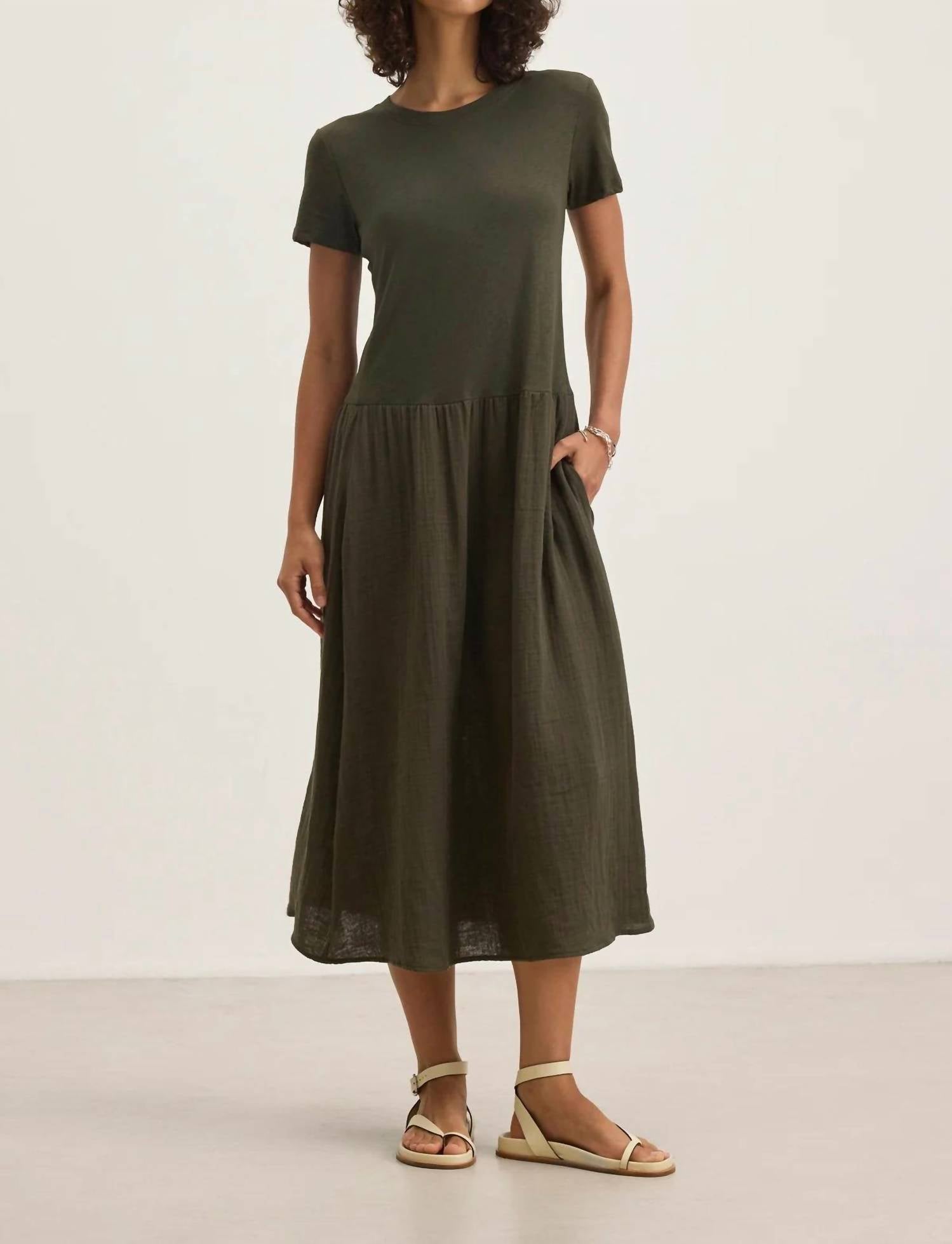 Velvet By Graham & Spencer - Itza Cotton Midi Dress