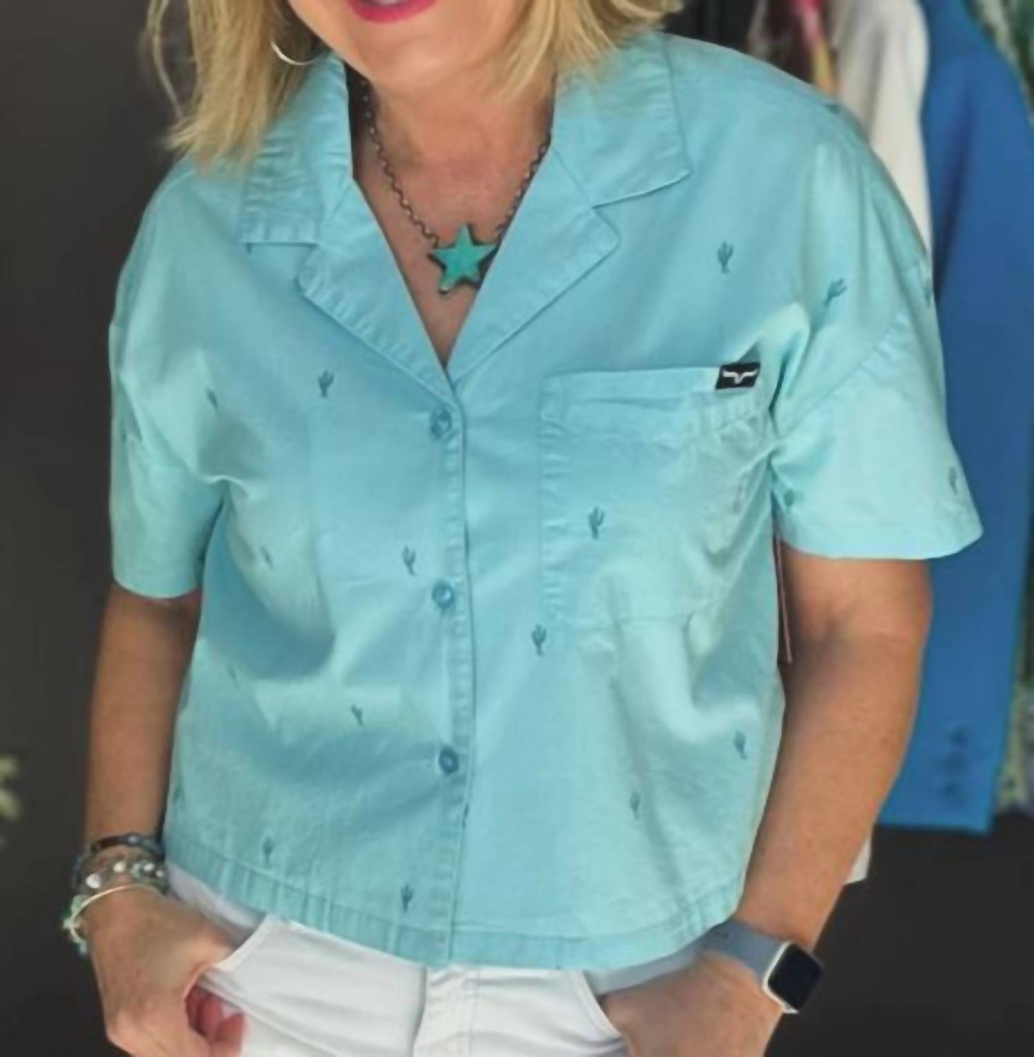 Kimes Ranch - Lady Cisco Crop Blouse