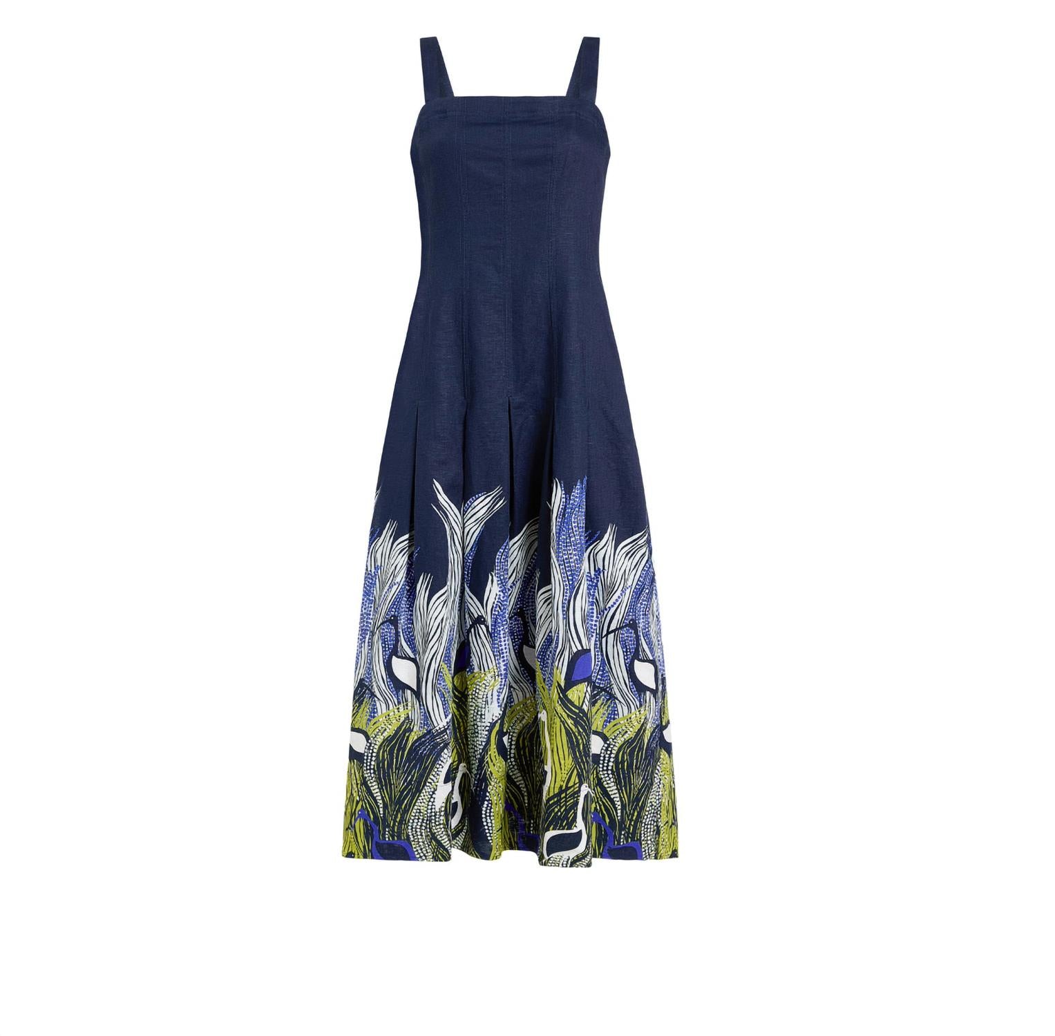 Marie Oliver - Dixon Stitched-down Box Pleats Dress