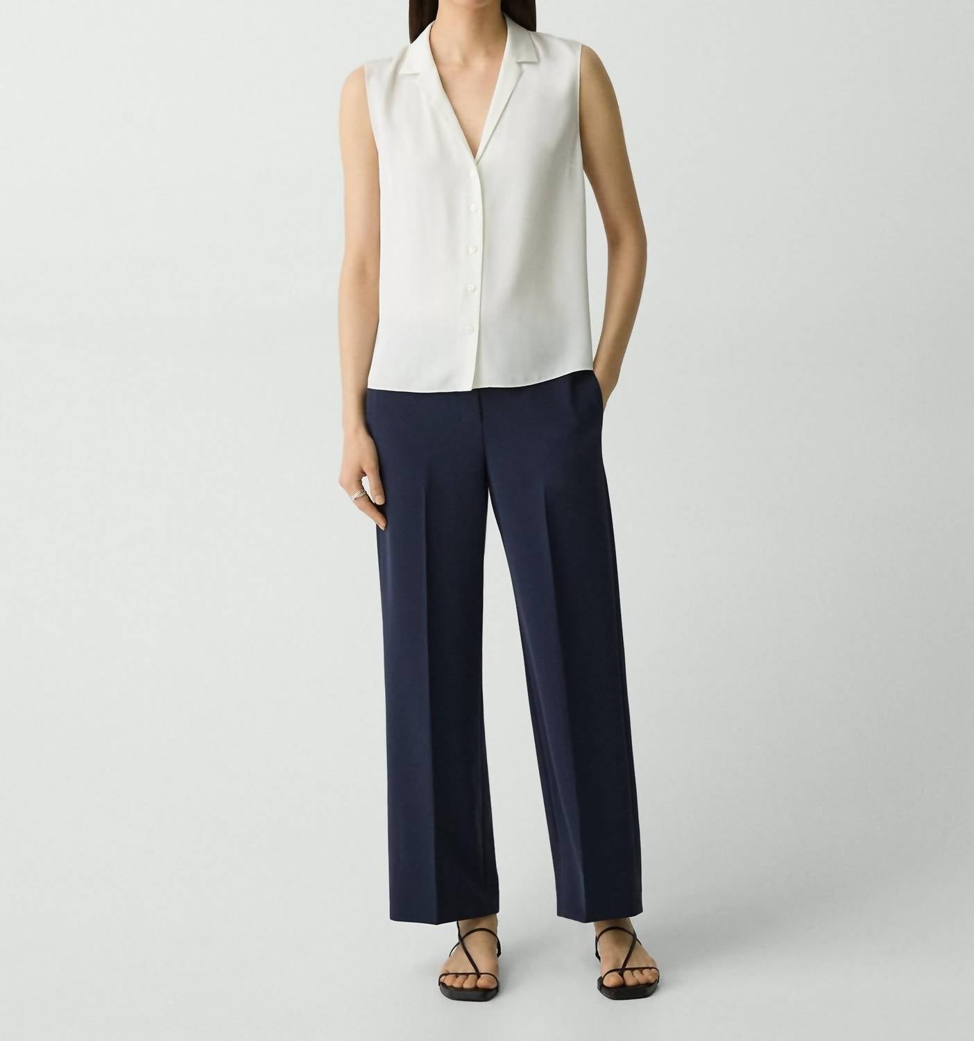 Theory - Camp Collar Top