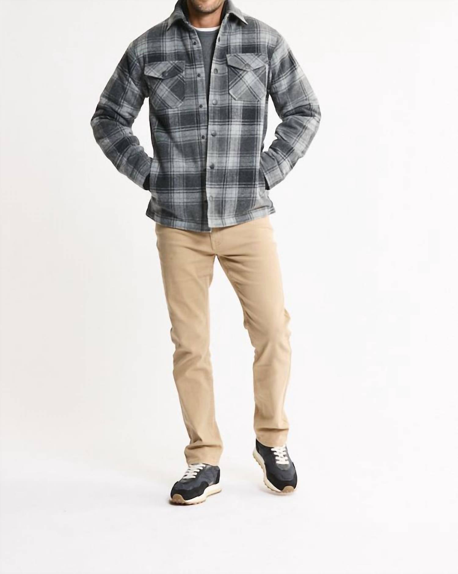 Jachs New York - Sherpa Lined Wool Blend Jacket