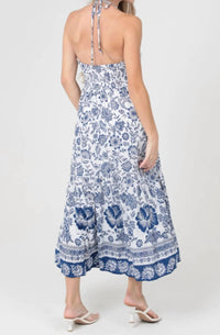 Angie - Halter Neck Maxi Dress