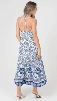 Angie - Halter Neck Maxi Dress